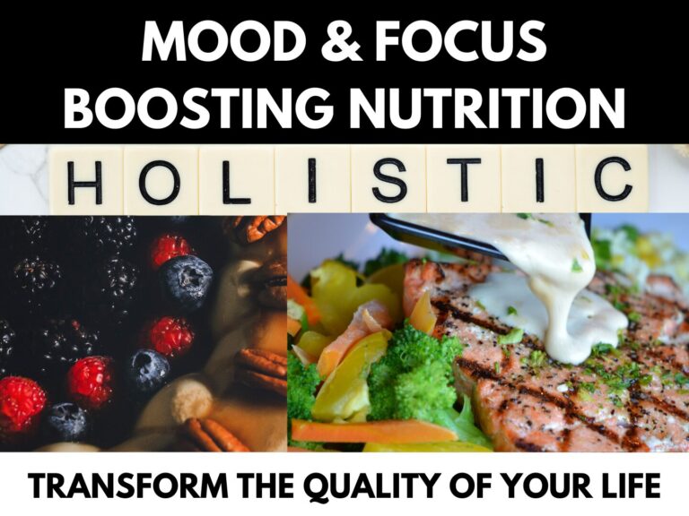 mood & focus boosting nutrition