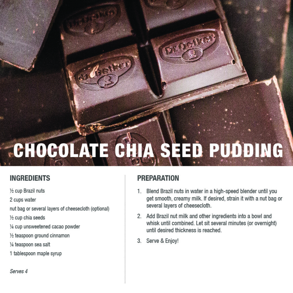 chocolate-chia seed pudding